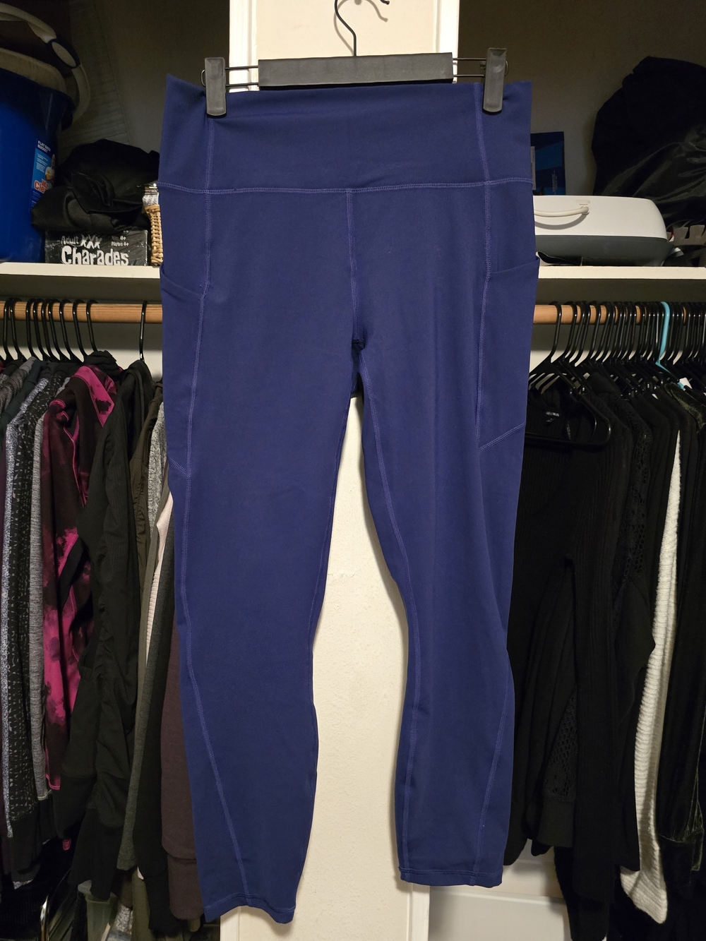 Fabletics Blue Leggings With Pockets